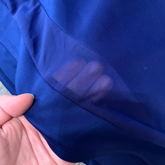 EUC—UK blue skater skirt. Size L - Picture 2 of 3